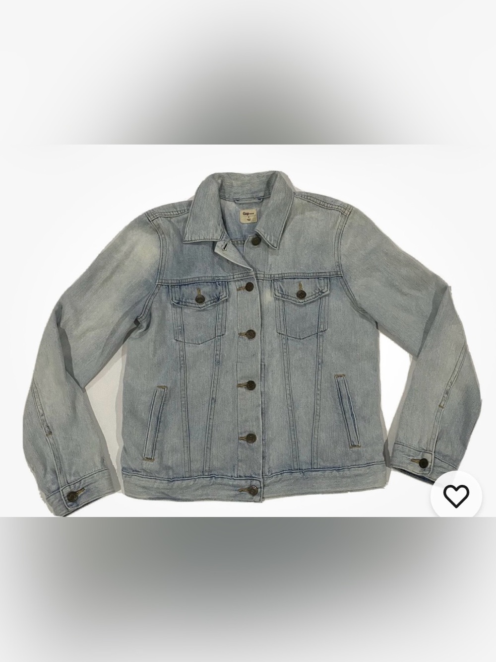 Gap light wash Blue Denim Jacket